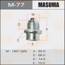 Болт слива масла M18 x 1.5 с магнитом Honda MASUMA M77