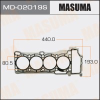 Прокладка ГБЦ Nissan Almera (N16) 00-, Primera (P12) 98- (QG18DE) металл-эластомер 0,50 MASUMA MD-02019S