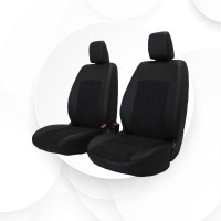 Чехлы Hyundai Solaris 11-17 седан экокожа соты черная строчка черные Ростов