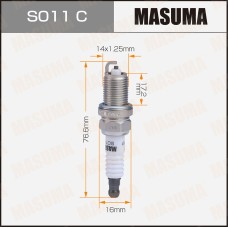 Свеча зажигания MASUMA BKR6EYA-11 (4073)