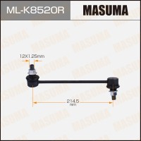 Стойка стабилизатора Kia Soul (AM) 08-14 переднего Masuma правая ML-K8520R