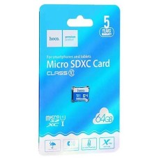 Карта памяти Micro 64GB SDXC HOCO Class 10 без адаптера
