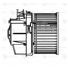 Двигатель отопителя LUZAR LFh1420 Nissan Qashqai (14-)/X-Trail T32 (14-)