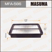 Фильтр воздушный Mazda Bongo 99-14; Nissan Vanette 99-15 Masuma MFA-586