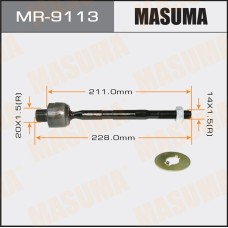 Тяга рулевая Honda Civic (FK, FN) хетчбэк 06-12 MASUMA MR-9113