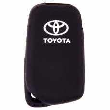 Чехол на ключ Toyota Corolla new силиконовый с логотипом Skyway S05701013