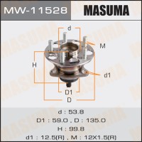 Ступица MASUMA MW-11528