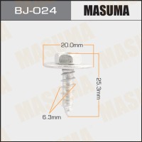 Саморез 6.3 x 25.3 мм 10 шт. MASUMA BJ-024