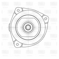Опора амортизатора Nissan Note (06-)/Tiida (04-) переднего левого (с подшип)