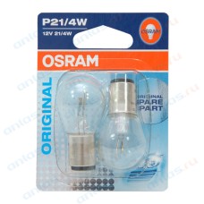 Лампа 12 В 21/4 Вт 2х-контактная металлический цоколь 2 шт. блистер Osram 7225-02B (бл.)