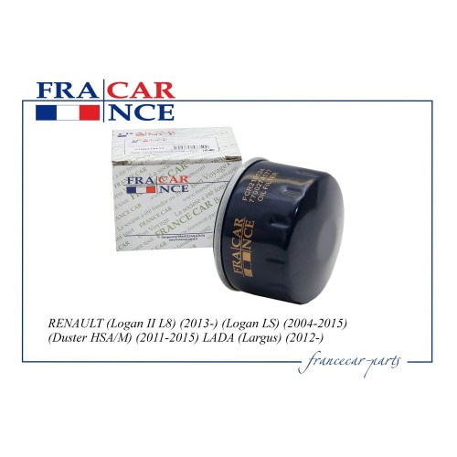Фильтр масляный Lada Largus 12-; Renault Logan 04-, Duster 10-; Nissan Almera (G15) 12- Francecar FCR210134