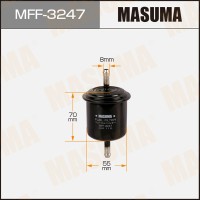 Фильтр топливный Nissan Primera (P11) 90-, Sunny 90-, March 92-02 MASUMA MFF-3247