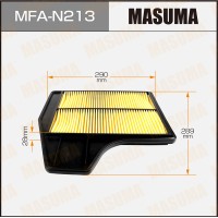 Фильтр воздушный Nissan Teana (L33R) 14- 2.5 QR25DE MASUMA MFA-N213