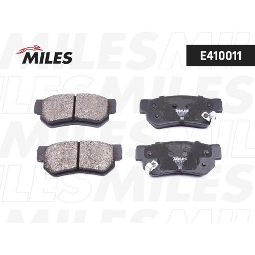 Колодки тормозные Hyundai Getz, Matrix, Santa Fe, Sonata, Tucson; Kia Sportage Low-metallic Miles E410011