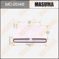 Фильтр салона Mazda 3 (BM) 13-, 6 (GJ) 13-, CX-5 13- MASUMA MC2048