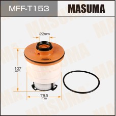 Фильтр топливный Toyota Hilux 15-, Fortuner 15- элемент MASUMA MFF-T153