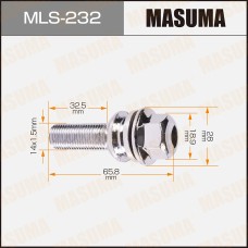 Болт колеса M14 x 1.5 VAG MASUMA MLS-232