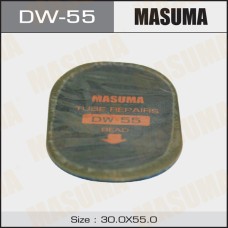 Заплатки для камер 55 x 30 мм холодная вулканизация 5 шт. MASUMA DW-55