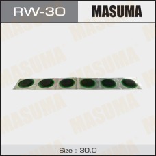 Заплатки для камер D=30 мм холодная вулканизация 30 шт. MASUMA RW-30