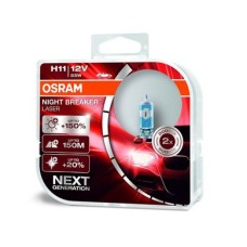 Лампа 12 В H11 55 Вт PGJ19-2 +150% Night Breaker Laser блистер Osram