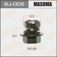 Болт М 5 x 8 x 0,8 с гайкой 12 шт. MASUMA BJ-005