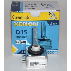 Лампа D1S 4300K ксеноновый свет Clearlight