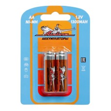 Батарейка AA HR6 аккумулятор Ni-Mh 1300 mAh 2 шт. AA-13-02