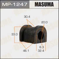 Втулка стабилизатора MASUMA MP1247 (2шт. в упаковке, цена за 1шт.) / rear / PATROL / Y61 [ уп.2 ]