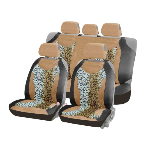Накидки на сиденье CarFashion Safary Plus трикотаж Леопард