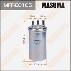 Фильтр топливный Renault Duster 10- (K9K) Masuma MFF-E0105