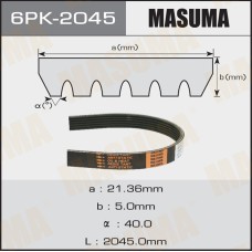 Ремень поликлиновый 6PK2045 MASUMA