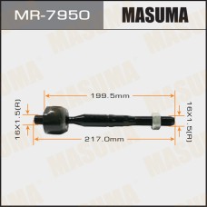 Тяга рулевая Mitsubishi L200 05-14, Pajero Sport 09- MASUMA MR-7950