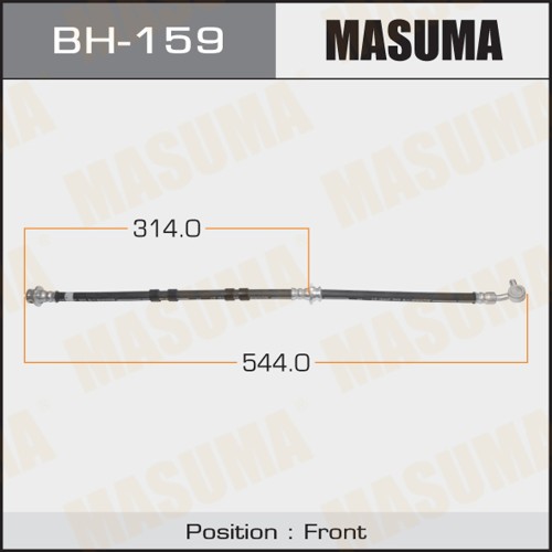 Шланг тормозной Nissan Maxima (A32) 96-02, Cefiro 96-03 передний MASUMA BH-159