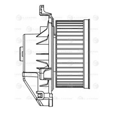 Двигатель отопителя LUZAR LFh1014 Transit (13-)
