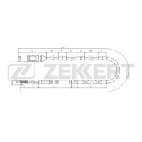 Датчик колодки тормозной ZEKKERT BS8083 BMW 1 (F20, F21) 11-, 3 (F30, F31, F34 F80) 11-, 4 (F32, F33, F82, F83