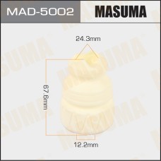 Отбойник амортизатора MASUMA 12.2 x 24.3 x 67.6 CR-V/RD4, RD5, RD6, RD7 задний MAD-5002