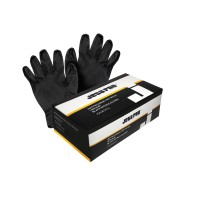 Перчатки нитриловые JetaPro черные L (упаковка 100шт)