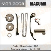 Комплект цепи ГРМ Nissan Almera (N16) 00-06, Primera (P11) 96-02 (QG15, QG16, QG18) MASUMA MGR-2008