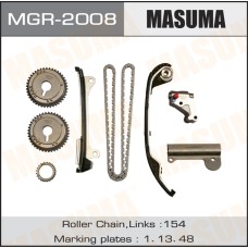 Комплект цепи ГРМ Nissan Almera (N16) 00-06, Primera (P11) 96-02 (QG15, QG16, QG18) MASUMA MGR-2008