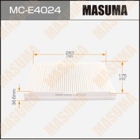 Фильтр салона MASUMA MCE4024 PEUGEOT/ 307/ V1400, V1600, V2000 00- (1/40)
