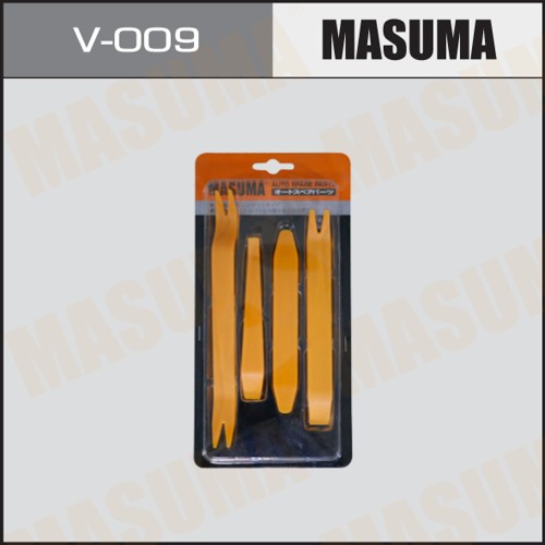 Набор съемников клипс обшивки салона Masuma 4 пр. пластик Лопатки MASUMA V009