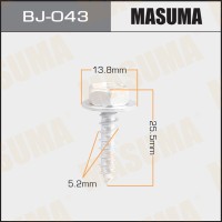 Саморез 5.2 x 25.5 мм 10 шт. MASUMA BJ043
