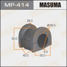 Втулка стабилизатора Honda Civic 95-00, CR-V 95-01 переднего MASUMA MP414