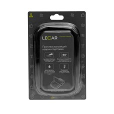 Коврик на панель приборов противоскользящий Lecar 100 х152 х20 мм с бортами черный LECAR000011609