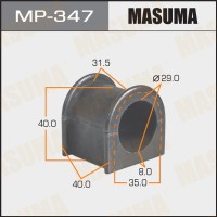 Втулка стабилизатора Toyota Hilux Surf 93- переднего MASUMA MP-347
