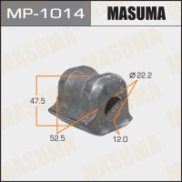 Втулка стабилизатора Toyota RAV 4 05-12 переднего D=22 MASUMA левая MP-1014