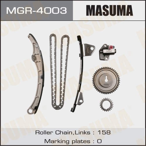 Комплект цепи ГРМ Mazda 3 (BK, BL, BM) 03-, 2 (DE) 07-14 (ZY, ZJ, ZM) MASUMA MGR-4003