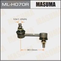 Стойка стабилизатора Honda Accord (CU) 08-13, Crosstour 10-15 переденго MASUMA правая ML-H070R