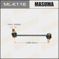 Стойка стабилизатора Hyundai Tucson (JM) 04-10; Kia Sportage (JE) 04-10 переднего MASUMA ML-K116