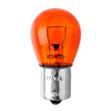 Лампа 24 В 21 Вт 1-контактная металлический цоколь желтая 100 шт. Маяк 62413ORANGE